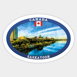 Saskatoon Canada Travel Sticker